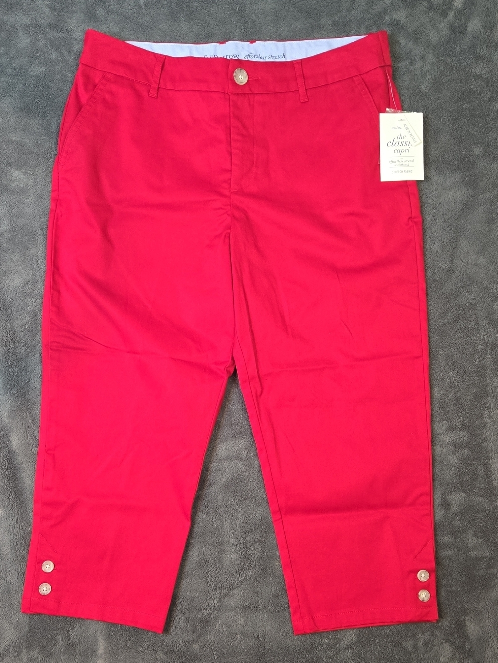 Croft&Barrow The Classic Capri with Effortless Stretch Sz 10
